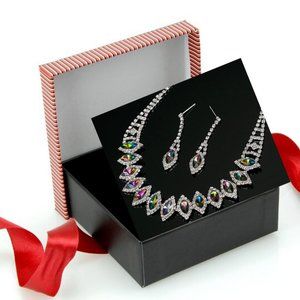 Best Gift For Her Silver Necklace Jewelry Set